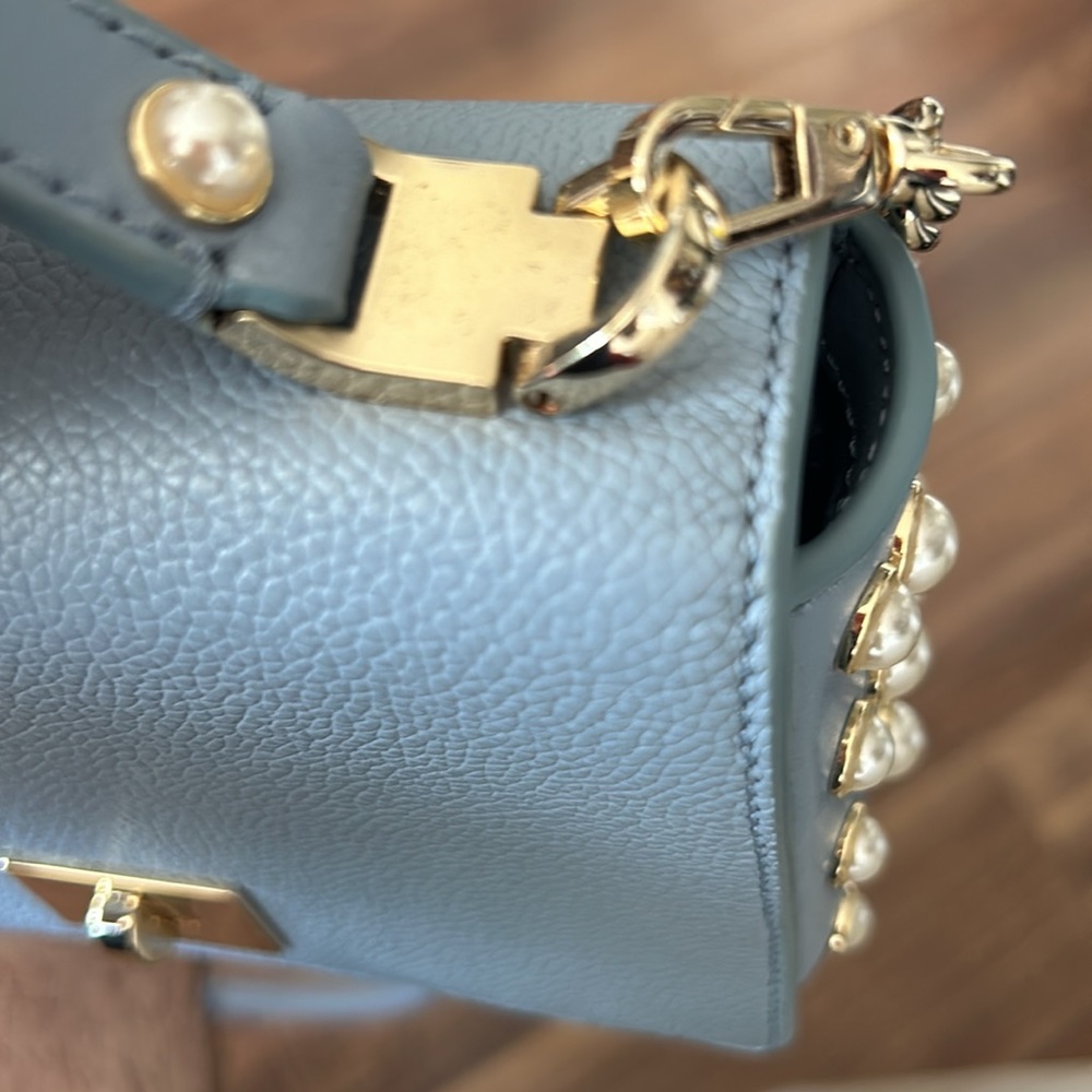 New Kate Spade hand bag - light blue never used - Picture 5 of 8